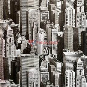 City Fekete Fehér Öntapadós Fólia (2 m x 45 cm)