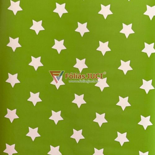 Zöld Csillagok Között Öntapadós Fólia (2 m x 45 cm)