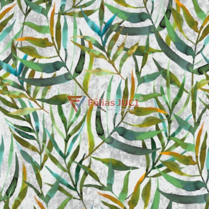 Zöld Levelek Öntapadós Fólia (Lorina) (15 m x 45 cm)