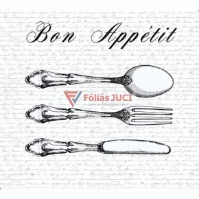   Jó reggelt! (Bon Appétit) Átlátszó  Tányéralátét (29 cm x 44 cm )