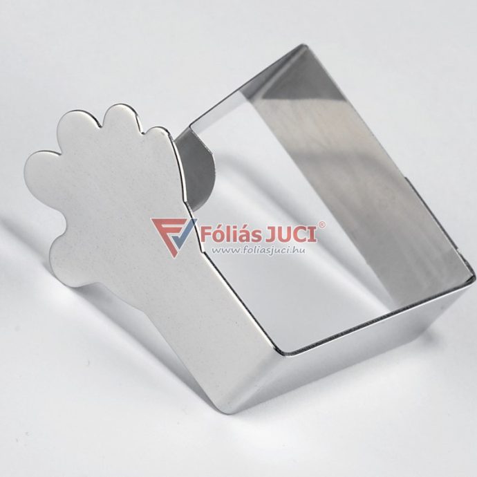 Metál kéz forma (Klammer metall) Rögzítő csipesz 