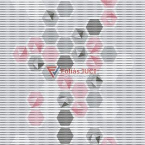   Rózsaszín geometria (Alexa rosé) Fürdőszoba szőnyeg (65 cm x 1 m )