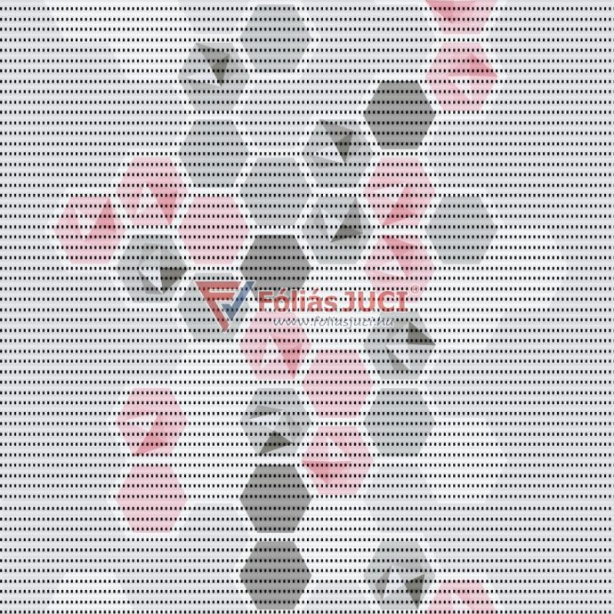 Rózsaszín geometria (Alexa rosé) Fürdőszoba szőnyeg (65 cm x 15 m )