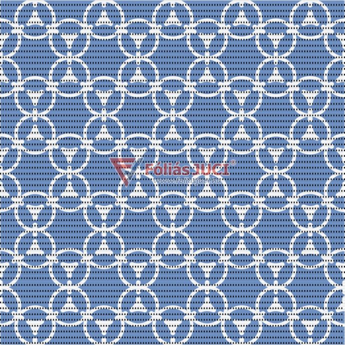 Kék-Fehér (Amera blau) Fürdőszoba szőnyeg (65 cm x 2 m )