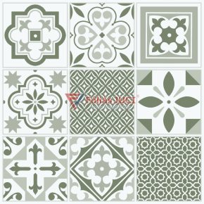   MEIKE (zöld) Öntapadós Padló ( 1 m2 - 30,5 cm x 30,5 cm - 11 db / doboz)