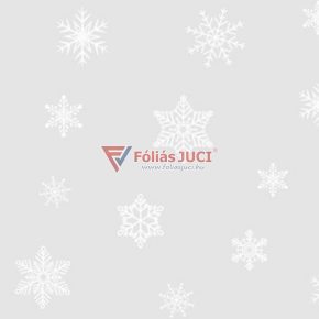   Téli Hangulat Ragasztó Nélküli Prémium Ablakfólia Hópihék Minta (1,5 m x 20 cm)