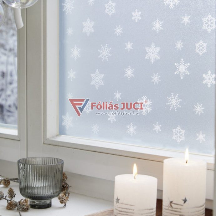 Téli hangulat ablakfólia - Hópihék