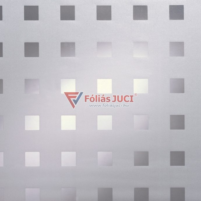 Szabályos Kocka Ragasztó Nélküli Prémium Ablakfólia (Caree) (1,5 m x 90 cm)