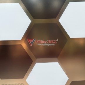   Hatszögek Ragasztó Nélküli Prémium Ablakfólia (Wido) (1,5 m x 45 cm)