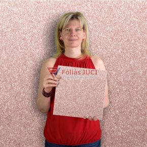   Csillámporos Rózsaszín Öntapadós Fólia (Glitter Rose - Pink) (2 m x 67,5 cm)