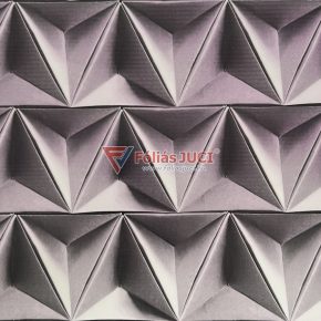   Térbeli Háromszögek Öntapadós Fólia (Orly) (1,5 m x 45 cm)