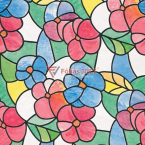   Őszi Színek Öntapadós Standard Ablakfólia (Lisboa Rot) (2 m x 45 cm)