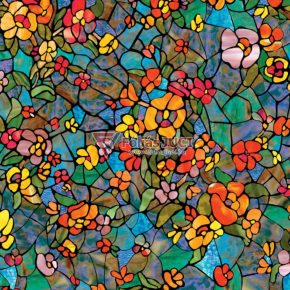   Trópusok Öntapadós Standard Ablakfólia (Venetian Garden) (2 m x 45 cm)
