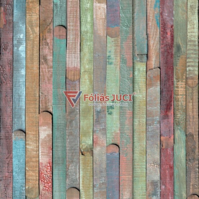 Színes Deszka Öntapadós Fólia (Rio) (2 m x 45 cm)