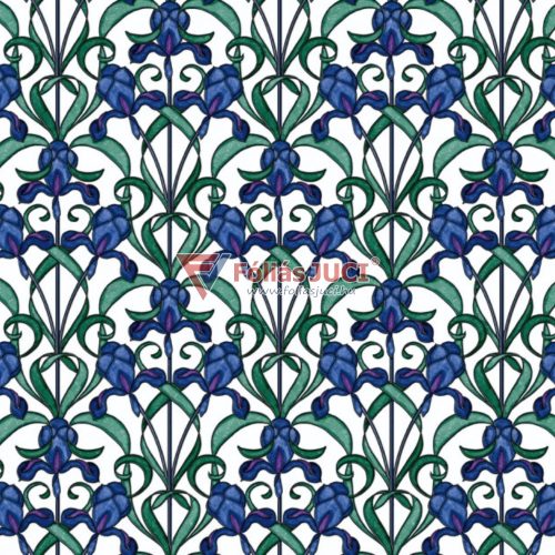 Kék Liliom Öntapadós Standard Ablakfólia (Minster) (2 m x 45 cm)