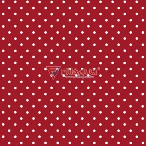   Piros Pöttyök Öntapadós Fólia (Petersen Rot) (2 m x 45 cm)