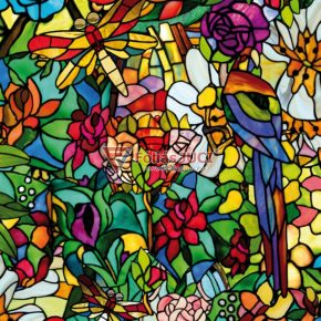   Dzsungel Öntapadós Standard Ablakfólia (Tulia) (2 m x 45 cm)