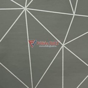   Ezüst Háromszögek Öntapadós Fólia (Taco Silver) (2 m x 67,5 cm)