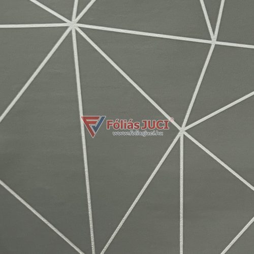 Ezüst Háromszögek Öntapadós Fólia (Taco Silver) (2 m x 67,5 cm)
