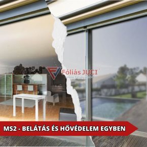   PrivátKlíma Prémium (Ezüst) Belátás elleni Védelem + Hővédő Ablakfólia (1,52 m x 1 m)