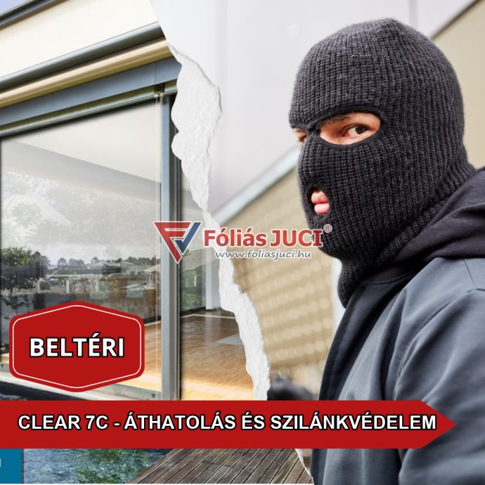 SAFE 7C Biztonsági Ablakfólia (1,22 m x 1 m )