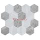 JANDRA Alumínium Öntapadós 3D Csempematrica 1 db / csomag (29,2 x 25,4 cm)