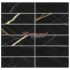 OPALEN Alumínium Öntapadós 3D Csempematrica 1 db / csomag (29,6 x 28,8 cm)