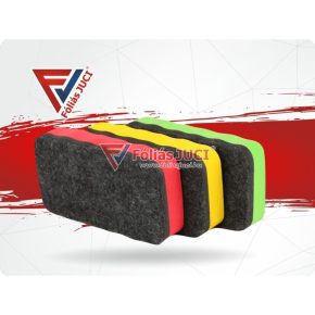   Mágneses Törlő Szivacs Öntapadós Táblafóliához Vagy Whiteboard Fóliához - Lila 