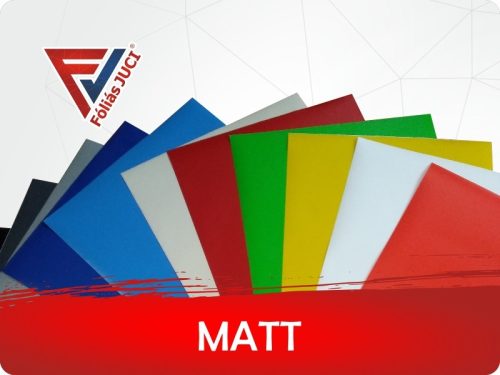 Egyszínű Matt Öntapadós Fólia Termékminta Csomag 