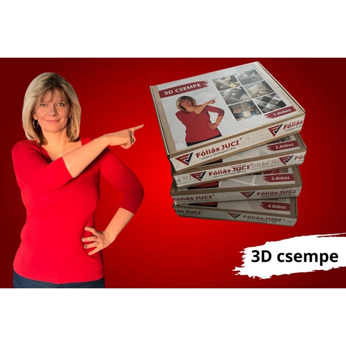Kölcsönözhető Fóliás Juci 3D CSEMPEMATRICA Termékminta Doboz