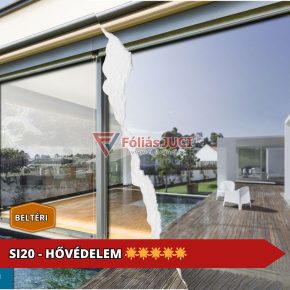 SI20 - HőStop 80% Hővédő ablakfólia (91 cm x 1m )