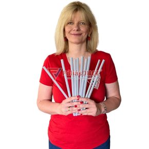   Szegő darab szürke - Öntapadós 3D csempematrica lezáró 10 db