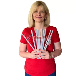   Szegő darab szürke - Öntapadós 3D csempematrica lezáró 10 db