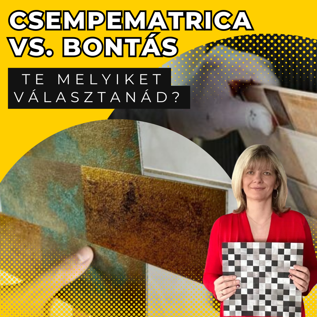 Csempematrica vs. bontás – Miért választják egyre többen a gyors megoldást?