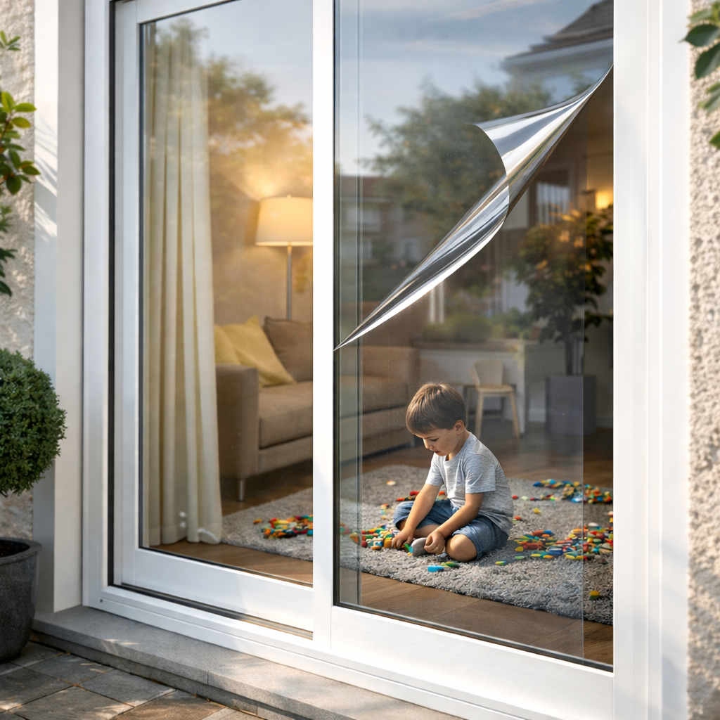 Külső hővédő ablakfólia