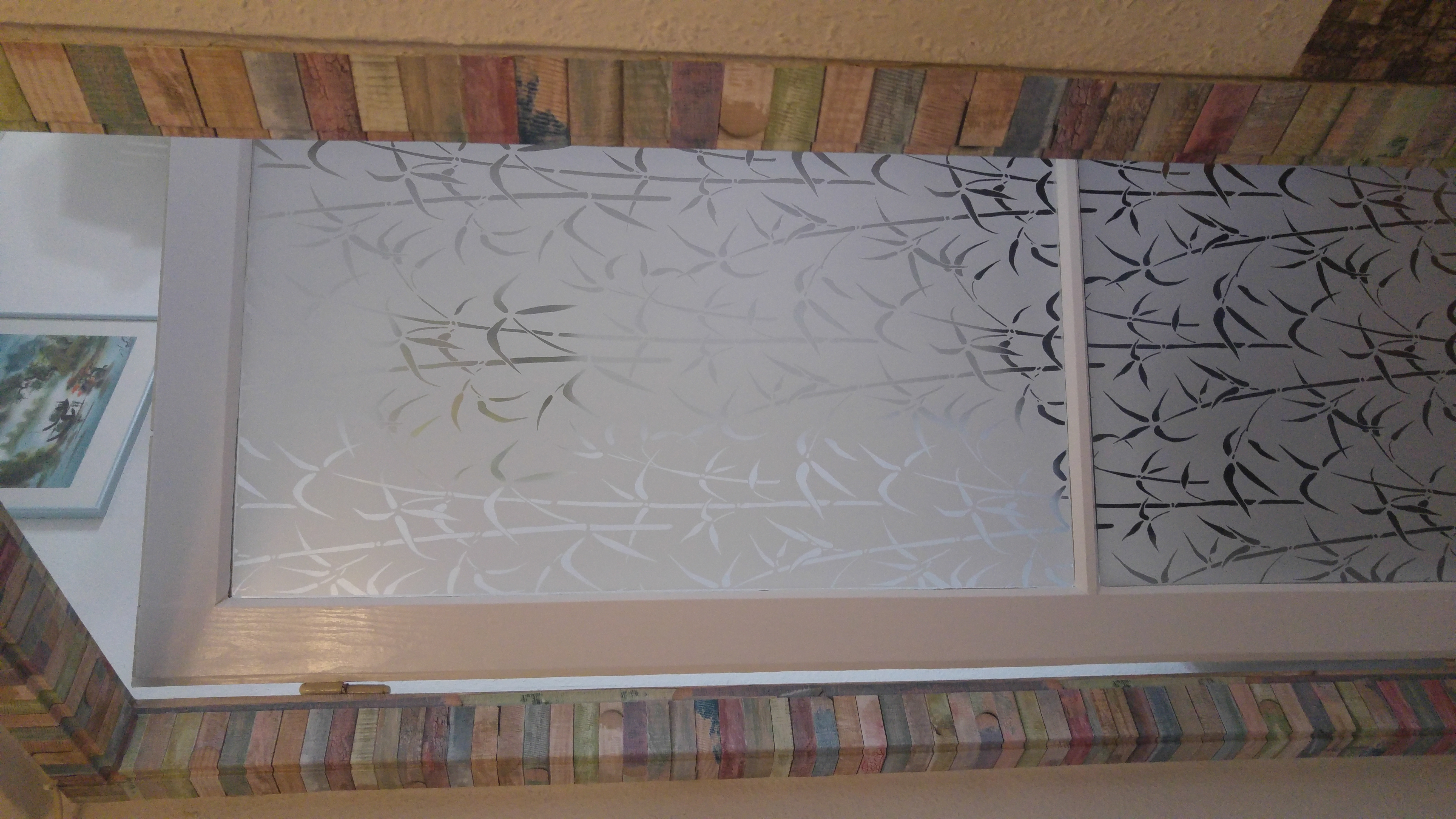   Bambusz Ablak Ragasztó Nélküli Standard Ablakfólia (Bamboo Static) (1,5 m x 67,5 cm)
