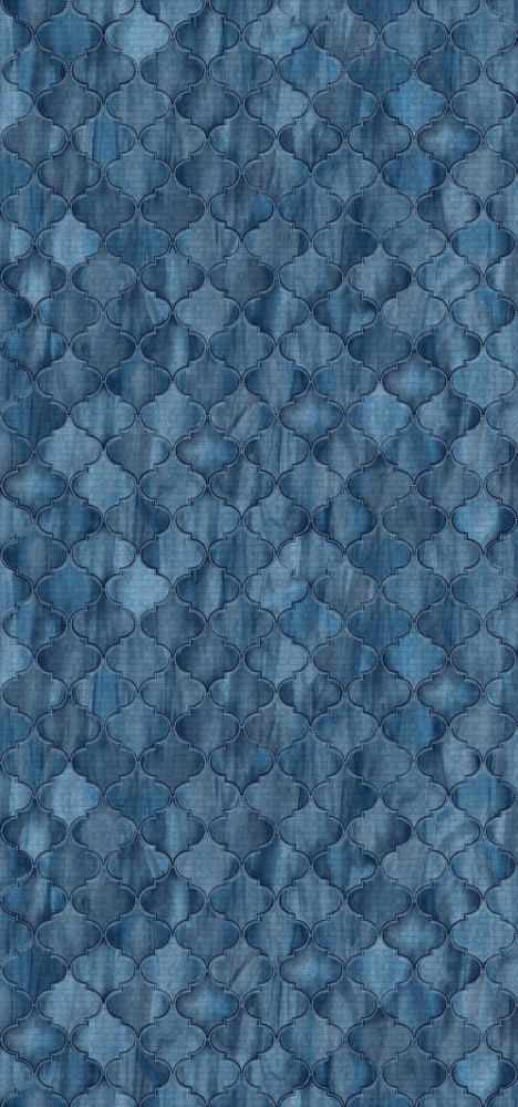 Kék rombusz (Blue Scales) Komfort szőnyeg (60 cm X 120 cm )